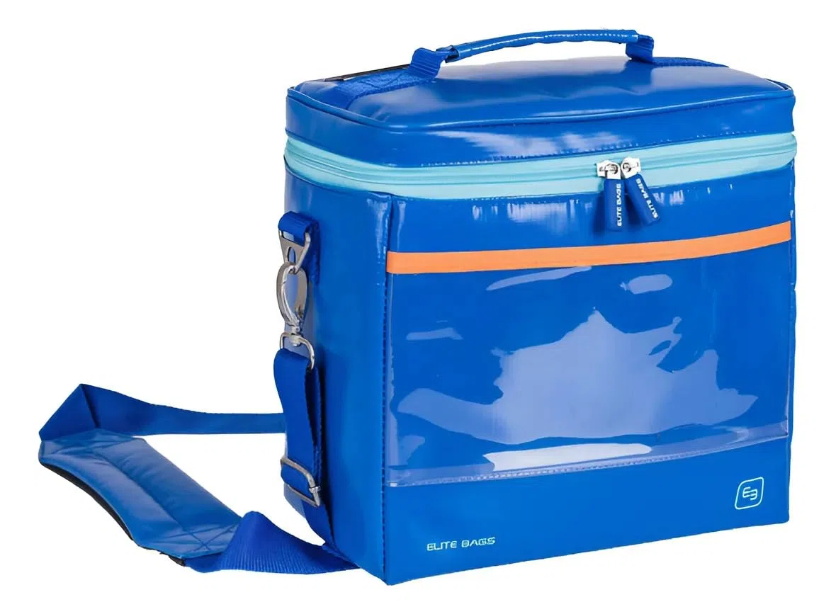 ELITE BAGS - Row XL Labortasche | blau | thermoisolierte Labortasche | für den Transport von Probenröhrchen