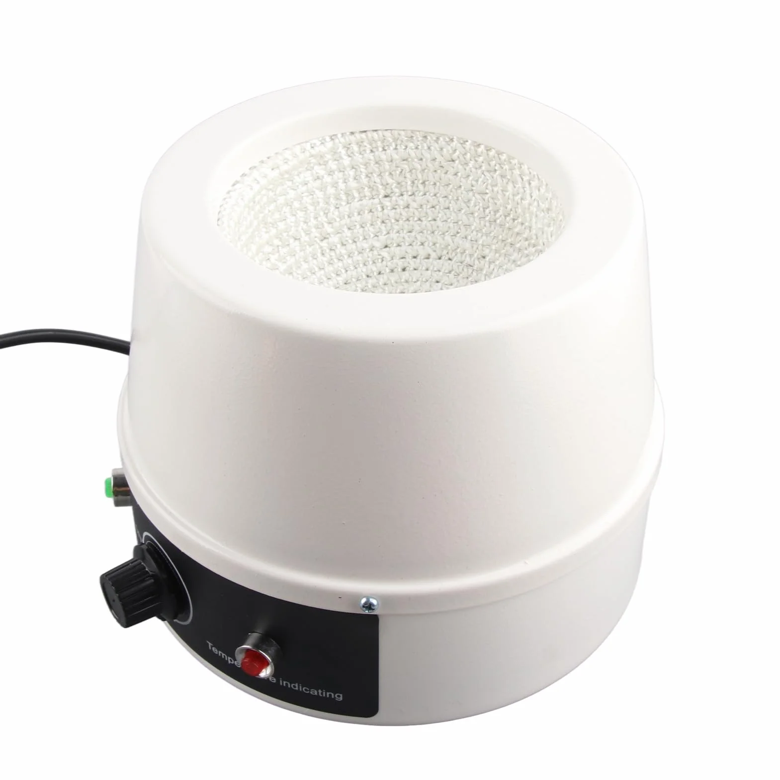 Akozon 500ml / 1000ml Heizung elektrischer Mantel Laborthermostatmantel Temperaturregelung (500ml 250W EU Stecker 220V) Mantel, 300W Magnetrührmantel (500ml Stecker)