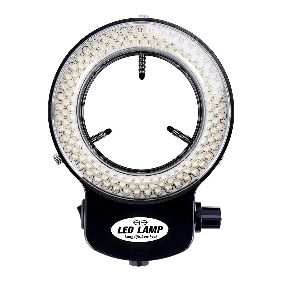 144 LED Mikroskop Ringlicht Ringleuchte 0-100% Einstellbar Lampe für Microscope Ringbeleuchtung