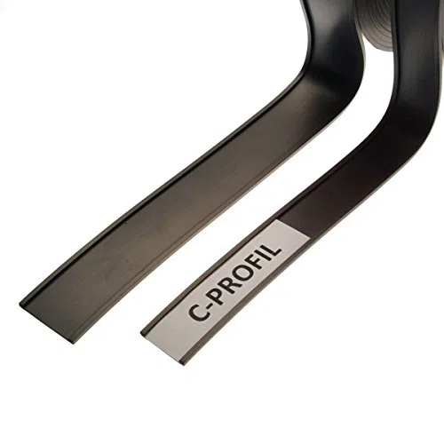 magnets4you 10m magnetische Etikettenleiste/C-Profil Etikett mit Magnet | Länge: 10m, Höhe: 50mm
