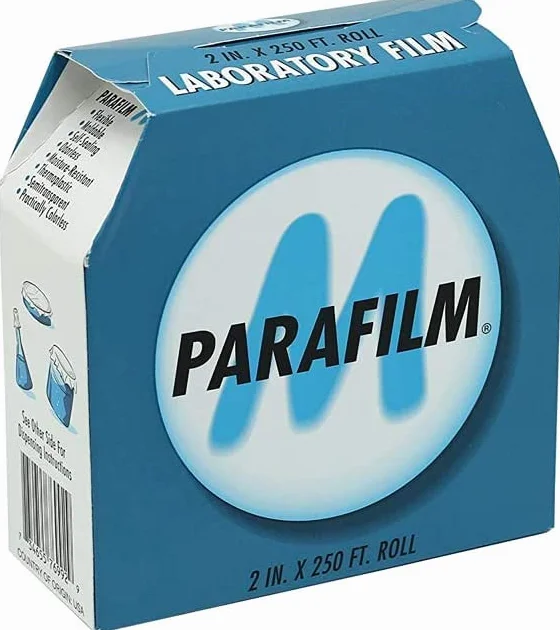 Parafilm 75m x 50mm zum Verschließen Abkleben Isolieren Verschiedenster Flaschen oder Behälter Verschlussband