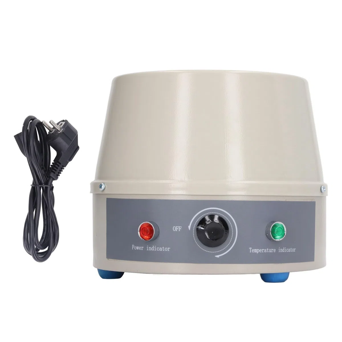 Fockety Elektrischer Labor-Heizmantel 500 Ml mit Magnetrührer Digitale Temperaturregelung