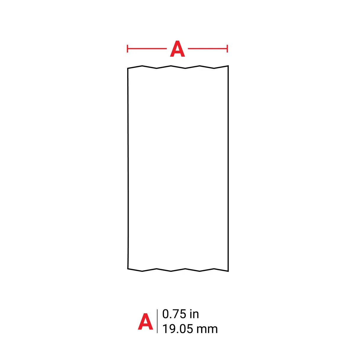 Brady M21-750-423 Tape for Lab Pal, Polyester, 19.1 mm, White
