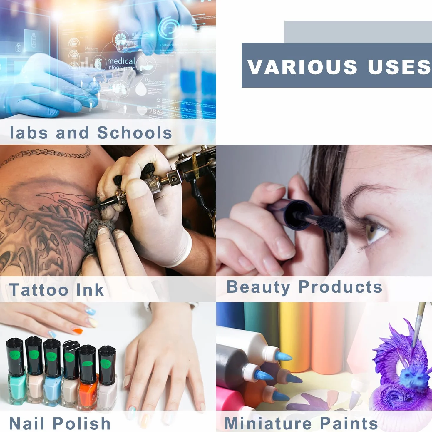 ONiLAB Lab Vortex Mixer mit Touch Start und kontinuierlichen Modi, Labor Vortexer für Rohre, Nagellack, Wimpernklebstoffe und Hobbyfarben Mischen, 0-3000 RPM.Include Extra 120pcs 7/32in Mischkugeln