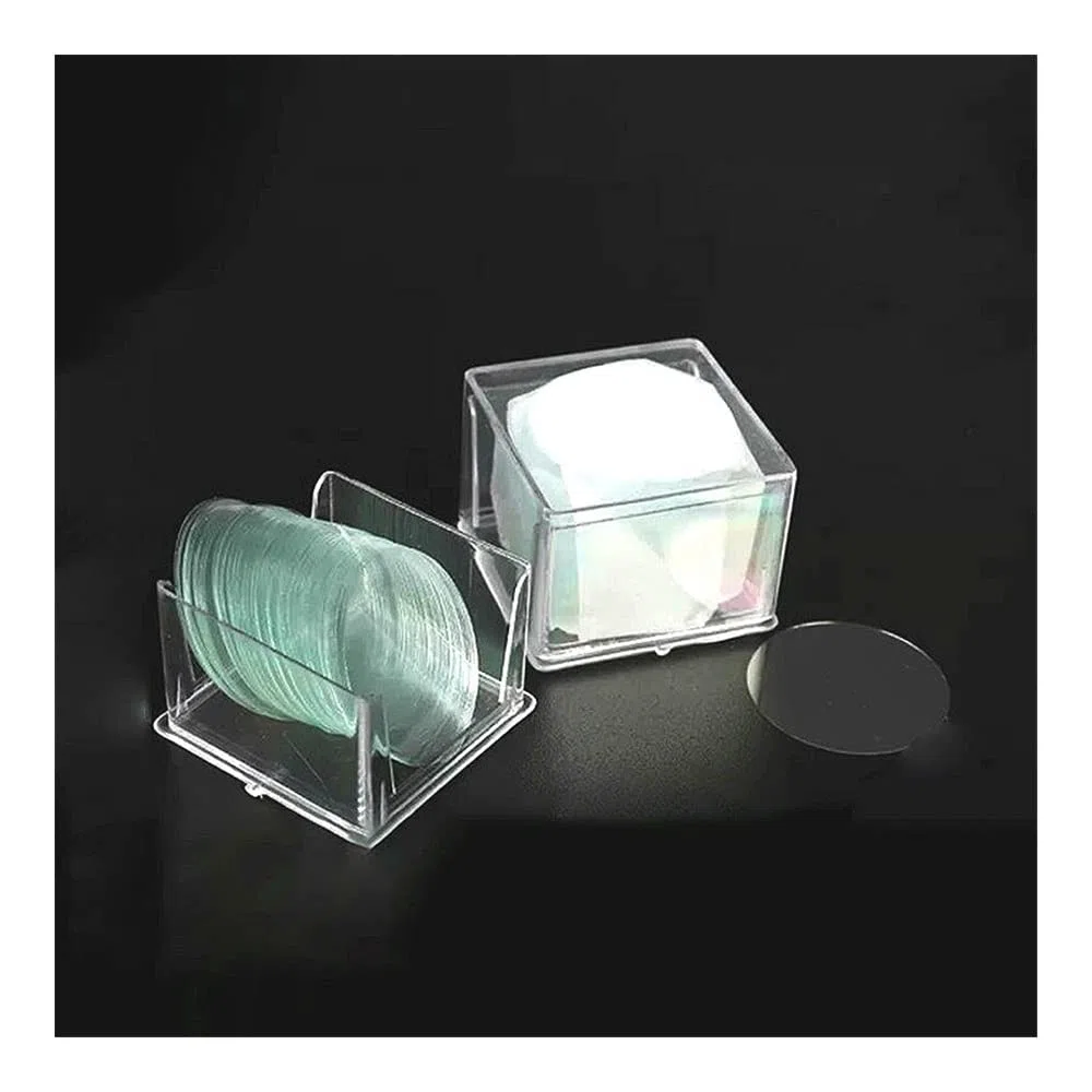 Mikroskop 100 Stück Kreis-Mikroskop-Deckglas Rundes Einweg-Deckglas for Deckgläser 3 mm 4 mm 5 mm 30 mm 35 mm 40 mm 60 mm 80 mm(35 mm)