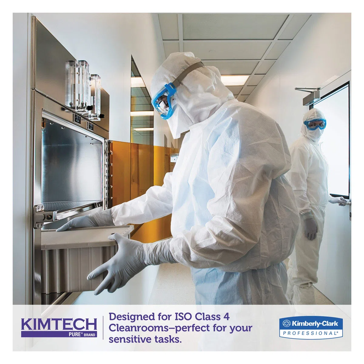 Kimtech Pure W4 Scheibenwischer 7605, 5 Beutel x 100 Blatt, weiß